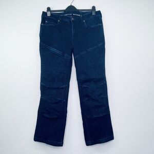 Duluth Trading Co Women 34x28 Blue Jeans Curvesetter Waistband Reinforced Knee E